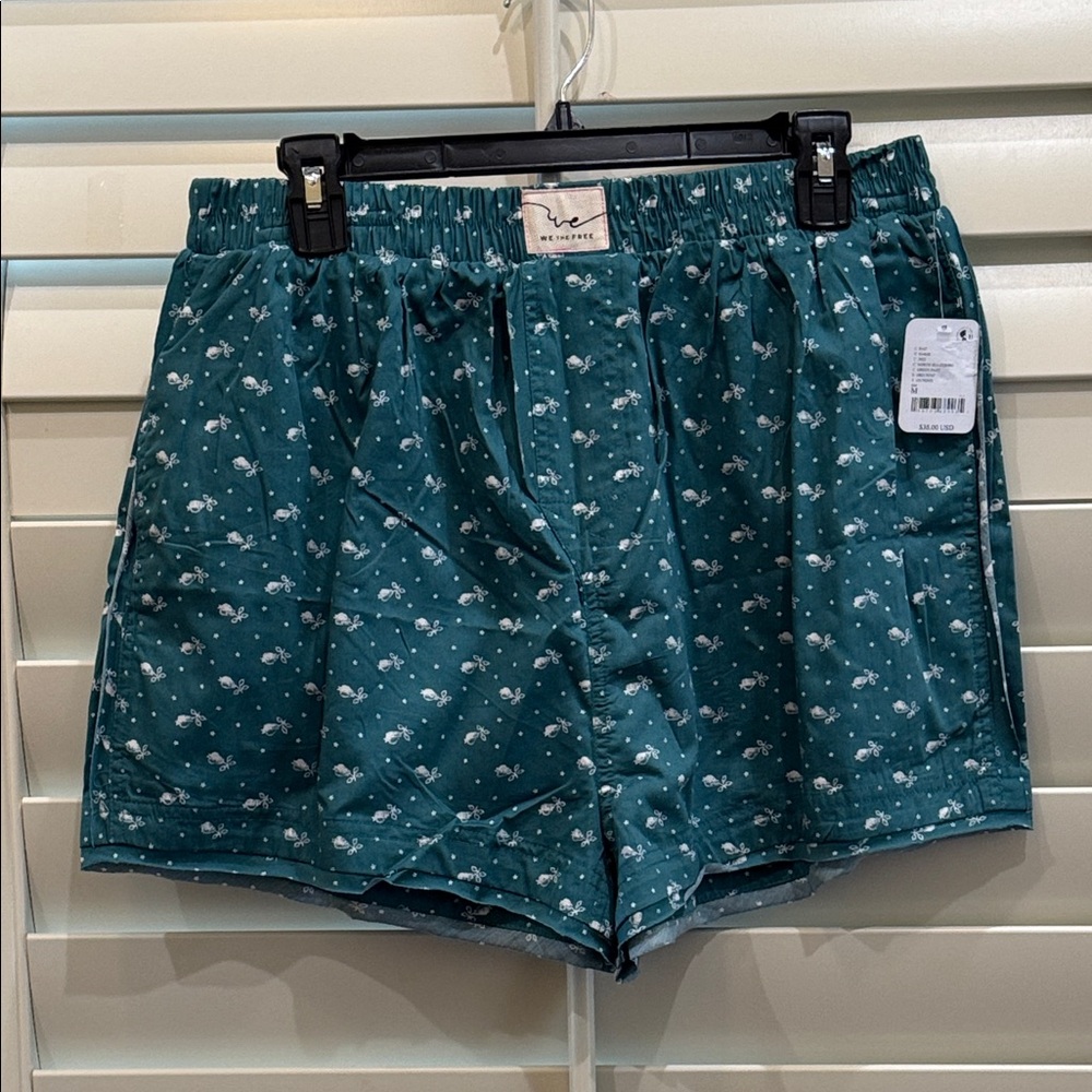 Free People Floral Pajama Shorts
